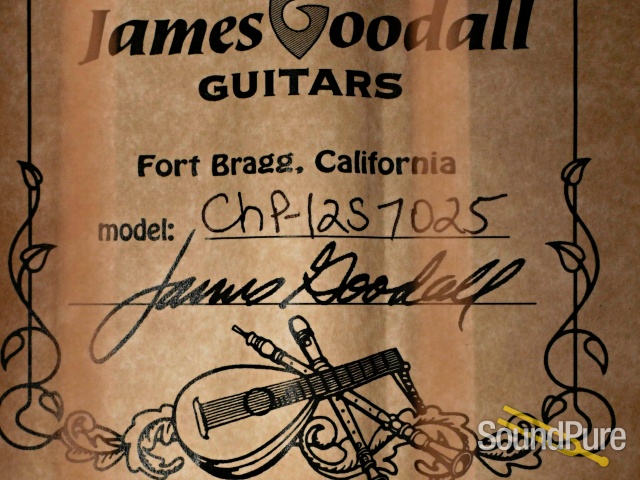 Goodall 12 Fret Parlor Acoustic Guitar #ChP-12S 7025 — image 2