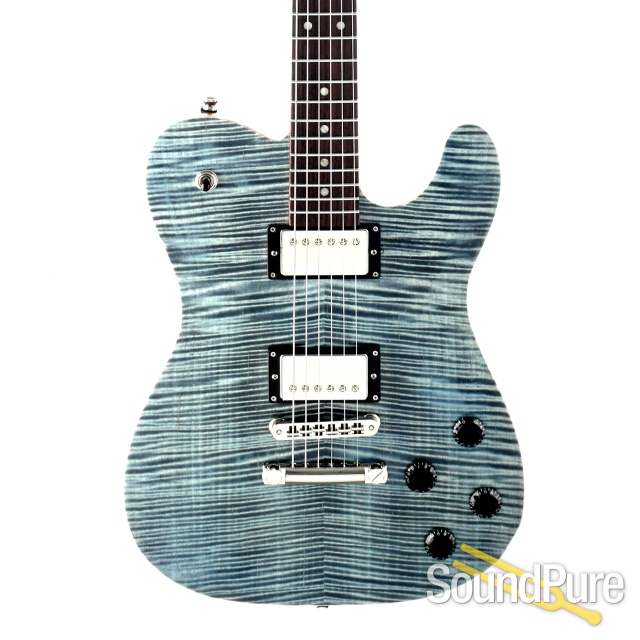 Tuttle Deluxe T Faded Aqua Electric Guitar #5 — image 1