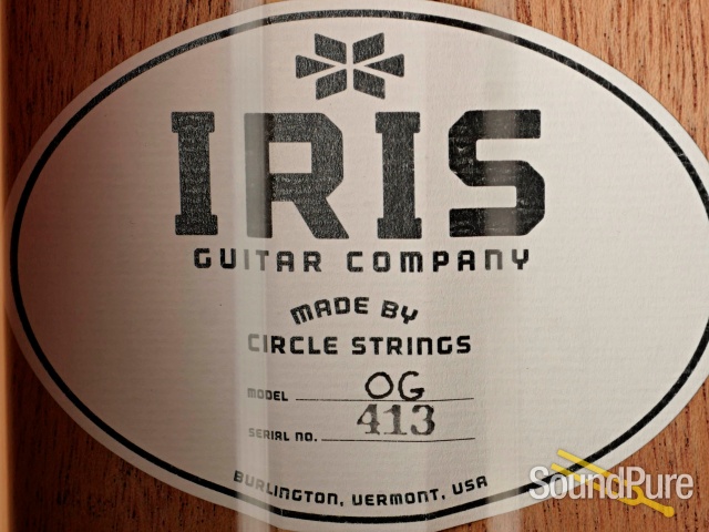 Iris OG Sitka/Mahogany Sunburst Acoustic Guitar #413 — image 2