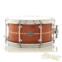 Craviotto 6.5x13 Mahogany w/Inlay Custom Snare Drum BB/BB