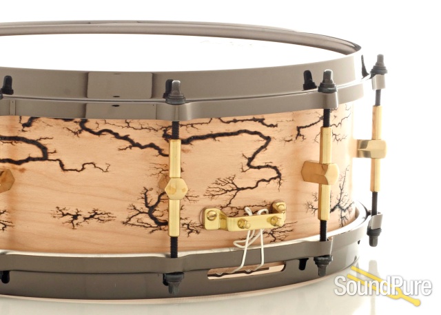 Noble & Cooley 5x14 SS Classic Maple Snare Drum-Fractal Used — image 2