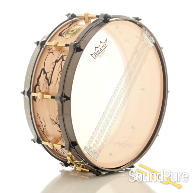 Noble & Cooley 5x14 SS Classic Maple Snare Drum-Fractal Used — image 3