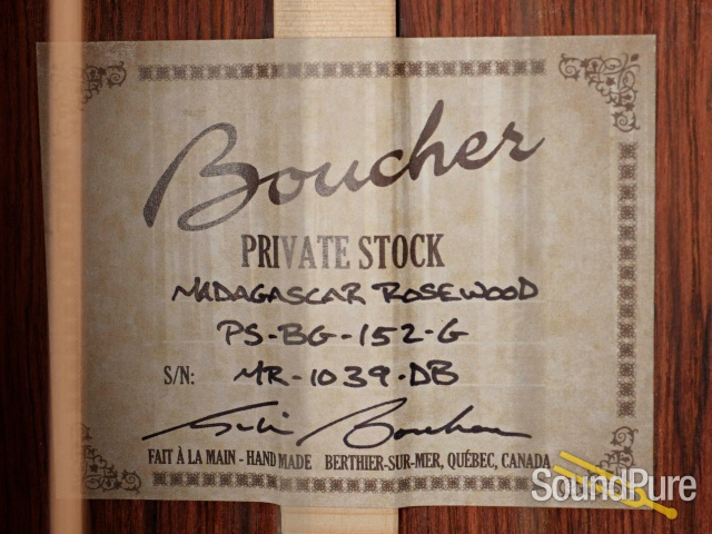Boucher PS-BG-152-G Addy/Madagascar Rosewood #MR-1039-DB — image 4