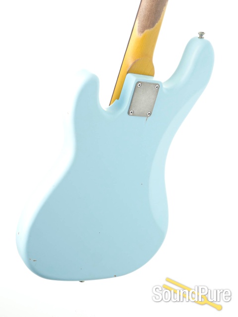 Nash PB-63 Sonic Blue Electric Bass Guitar #SND-190 — image 5