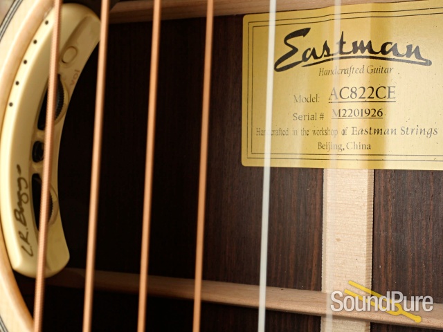 Eastman AC822CE Grand Auditorium Acoustic/Electric #M2201926 — image 2