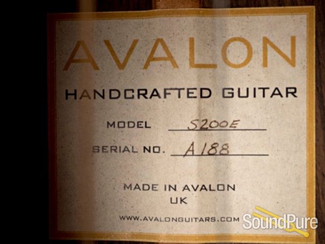 Avalon S200E Acoustic Guitar #A188 - Used — image 2