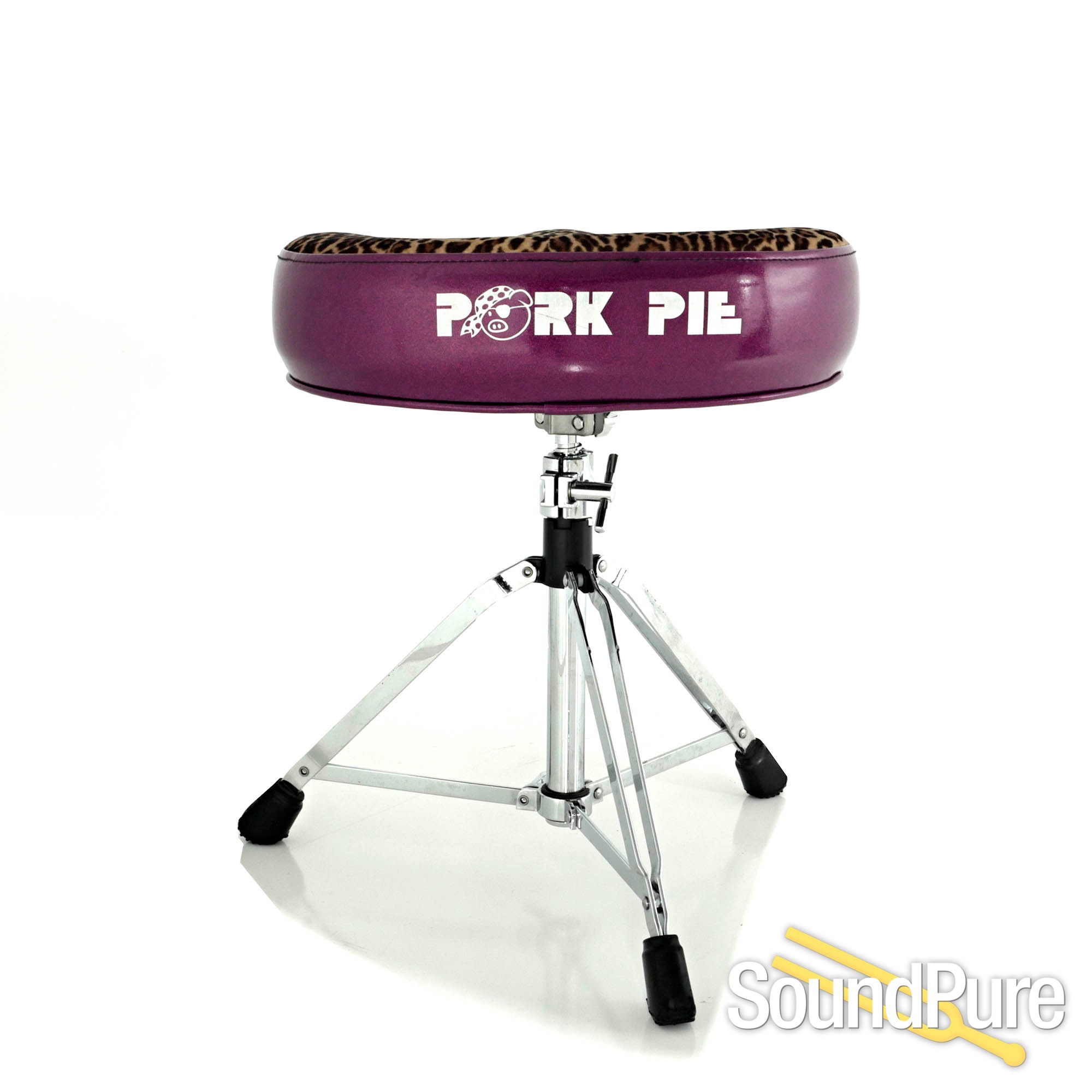Pork Pie Percussion Big Boy Drum ThroneSparkle Purple/Leo