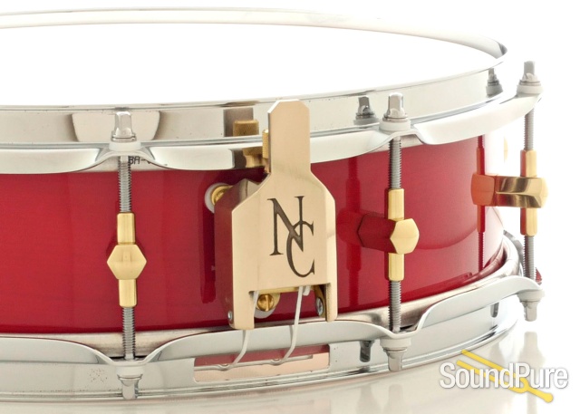Noble & Cooley 3 7/8x14 SS Classic Black Birch Snare Drum Re — image 2