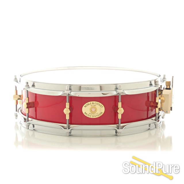 Noble & Cooley 3 7/8x14 SS Classic Black Birch Snare Drum Re — image 1