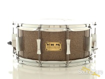 Pork Pie 6.5x14 Maple Snare Drum-Gunmetal Glass Glitter Used Pork Pie 6.5x14 Maple Snare Drum-Gunmetal Glass Glitter Used