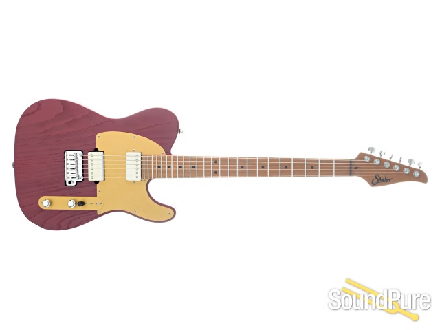 Suhr Andy Wood HH Signature Modern T Iron Red #68928 — image 4