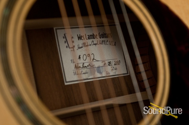Wes Lambe Brazilian/Adirondack Acoustic Guitar - DEMO DEAL — image 2