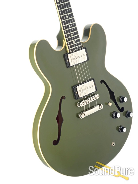 Gibson Custom Shop '61 ES-335 Olive Drab #CME101273 - Used — image 2