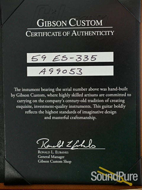 Gibson 335 '59 Reissue Semi-Hollow Guitar #A99053 - Used — image 6