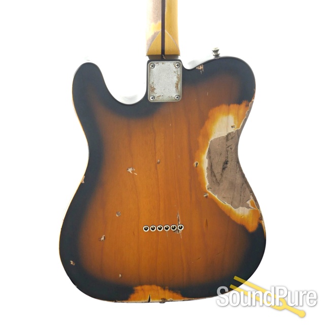 Nash T-52 2-Tone Burst Heavy Relic Electric Guitar #SND-194 — image 4