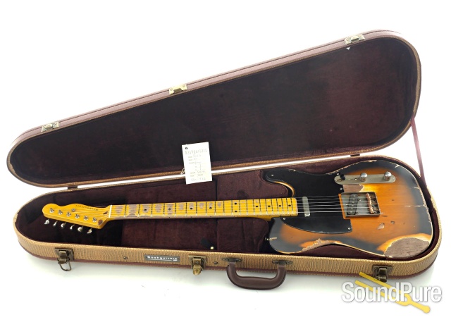 Nash T-52 2-Tone Burst Heavy Relic Electric Guitar #SND-194 — image 5