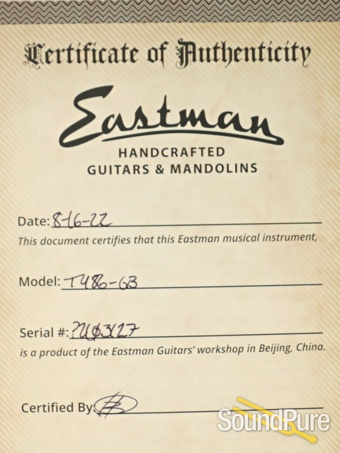 Eastman T486-GB Classic Thinline Electric #P2203127 — image 5
