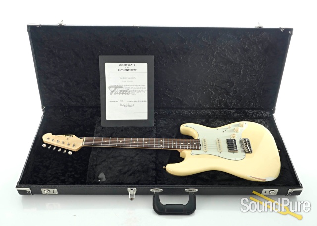 Tuttle Custom Classic S Vintage White Nitro #754 — image 6