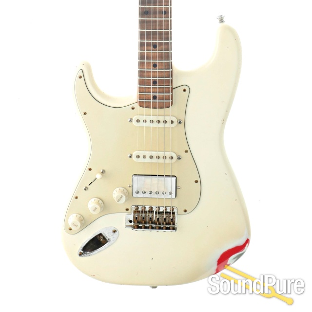 Mario Guitars Lefty S Olympic White Electric Guitar #722702 — image 1
