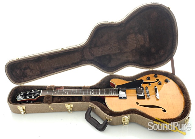 Comins GCS-1 Blonde Semi-Hollow Electric #112409 — image 4