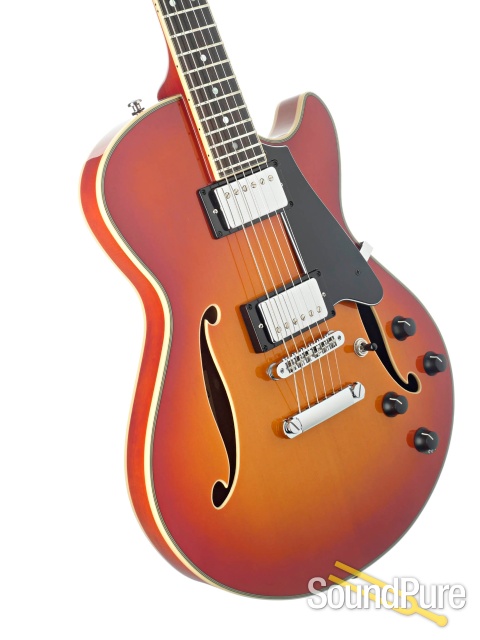Comins GCS-1ES Violin Burst Semi-Hollow Electric #112285 — image 2