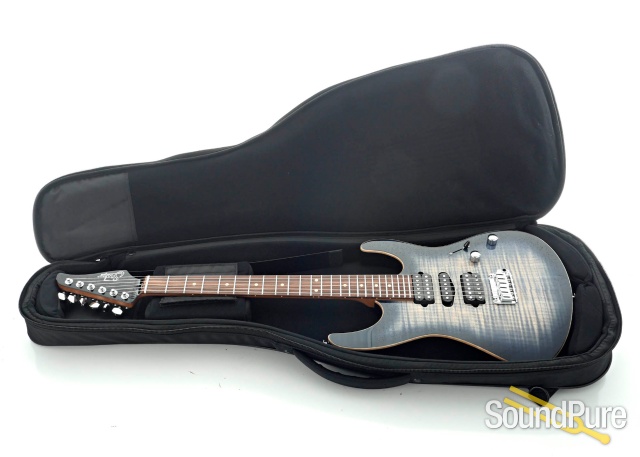 Suhr Modern Plus Faded Whale Blue Electric Guitar #68910 — image 4