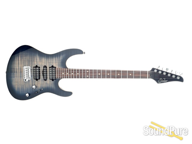 Suhr Modern Plus Faded Whale Blue Electric Guitar #68910 — image 8