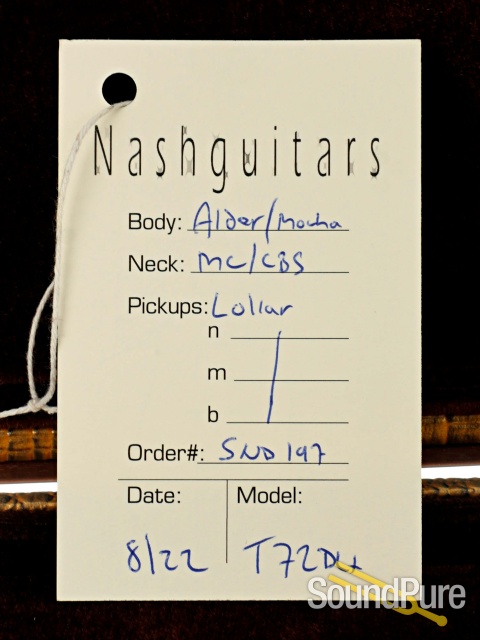 Nash T-72 Deluxe Mocha Electric Guitar #SND-197 — image 5