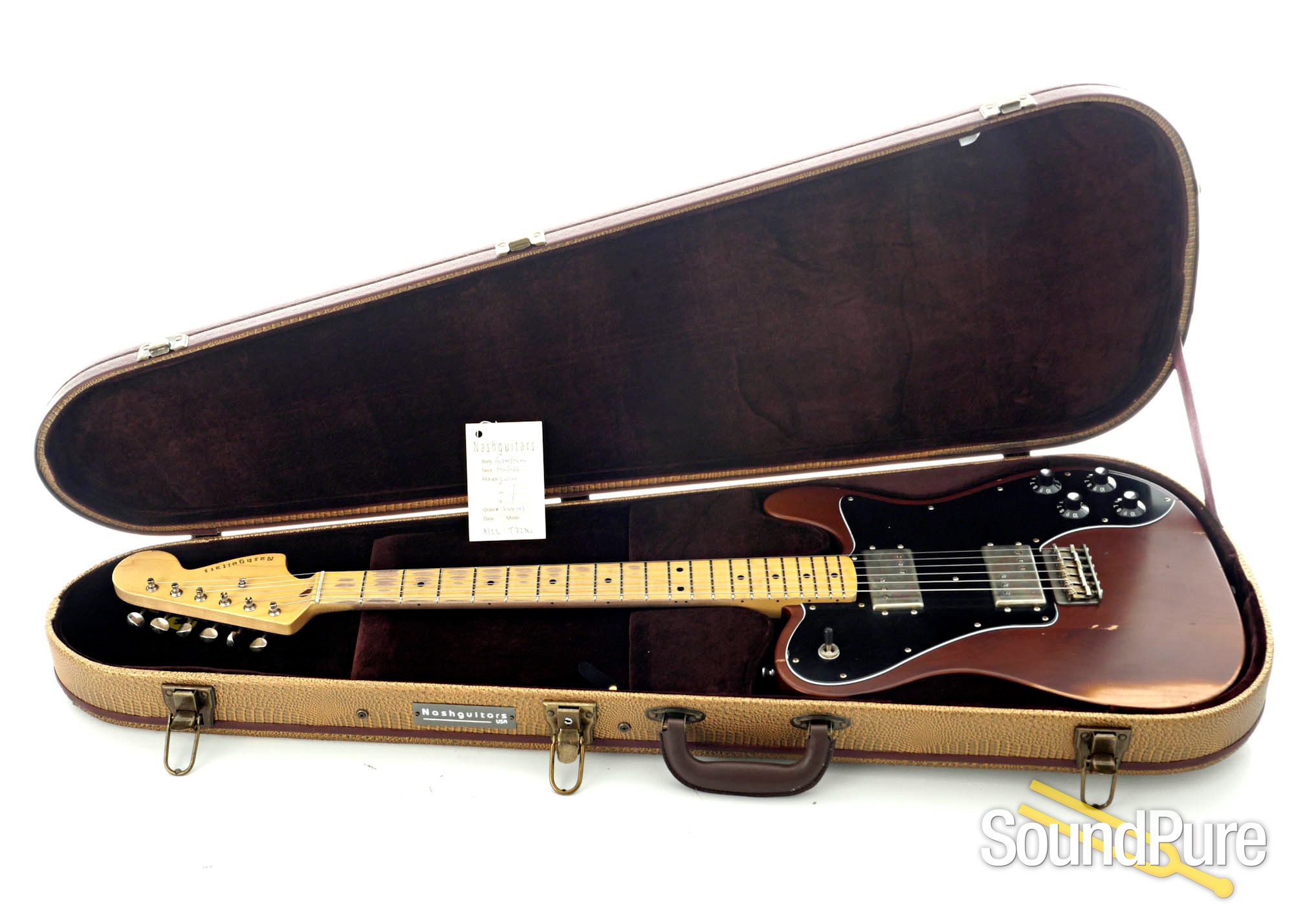 Nash T-72 Deluxe Mocha Electric Guitar #SND-197 | Soundpure.com
