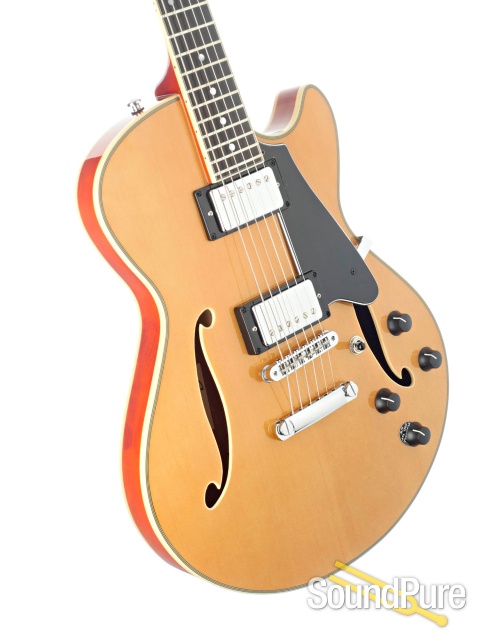 Comins GCS-1ES Blonde Semi-Hollow Electric #112286 — image 2