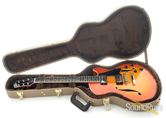 Comins GCS-1ES Tangerine Burst Semi-Hollow Electric #112284 — image 4