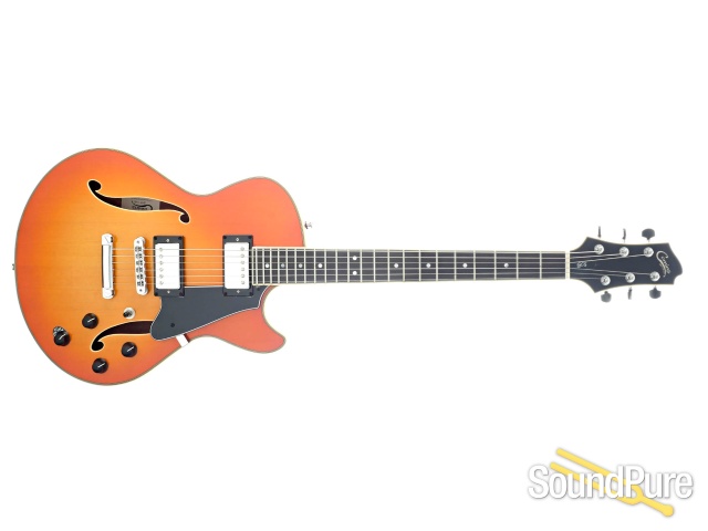 Comins GCS-1ES Tangerine Burst Semi-Hollow Electric #112284 — image 8