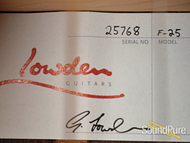 Lowden F-25 Cedar/EIR Acoustic Guitar #25768 — image 3