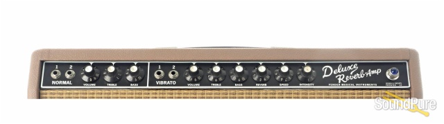 1973 Fender Deluxe Reverb Combo Amplifier #A37030 - Used — image 2