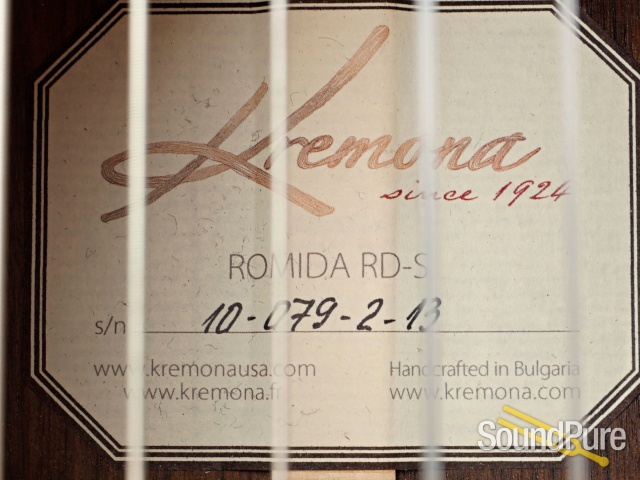 Kremona Romida Spruce/RW Nylon Guitar #10-079-2-13 - Used — image 2