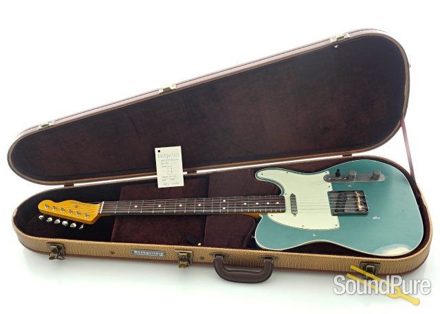 Nash T-63/DB Sherwood Green Double Bound Guitar #SND-198 — image 6