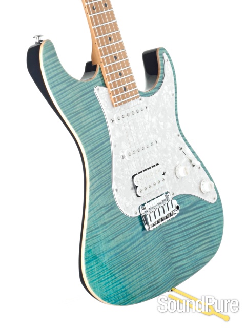 Suhr Standard Plus Bahama Blue Electric Guitar #68917 — image 2