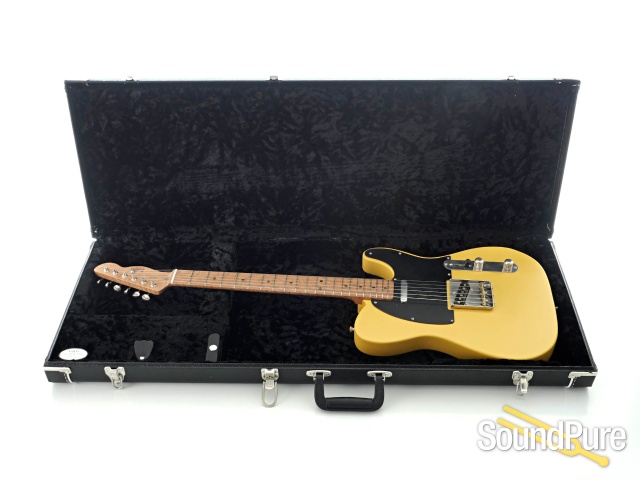 LSL T Bone One Yellow Electric Guitar #5628 - Used — image 6