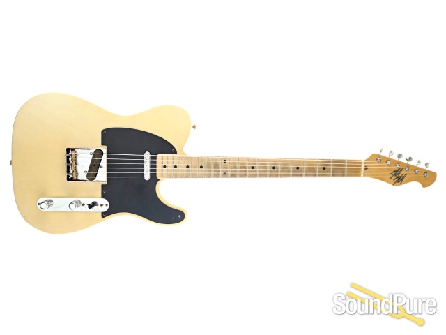 Mario Guitars T-Style Nocaster Blonde #922722 — image 8