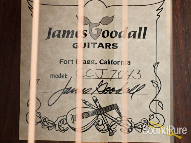 Goodall Concert Jumbo Cedar/Cocobolo Guitar #CCJ7043 — image 2