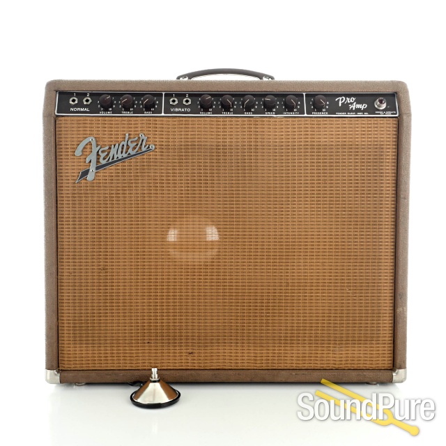 1962 Fender Pro Guitar Combo Amplifier #53872 - Used — image 1