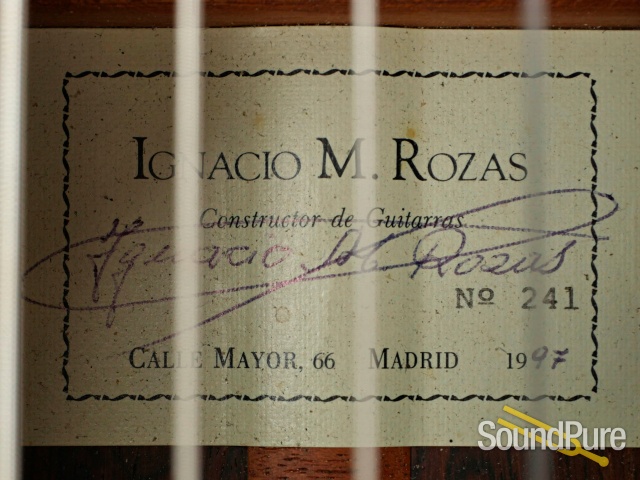 Ignacio M. Rozas Classical Nylon Acoustic Guitar #241 - Used — image 2