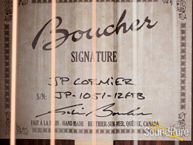 Boucher JP Cormier Signature Addy/EIR Guitar #JP-1051-12FTB — image 2