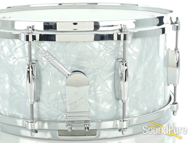 Gretsch 6.5x14 USA Custom Maple Snare Drum 60s Pearl 8 Lug — image 4