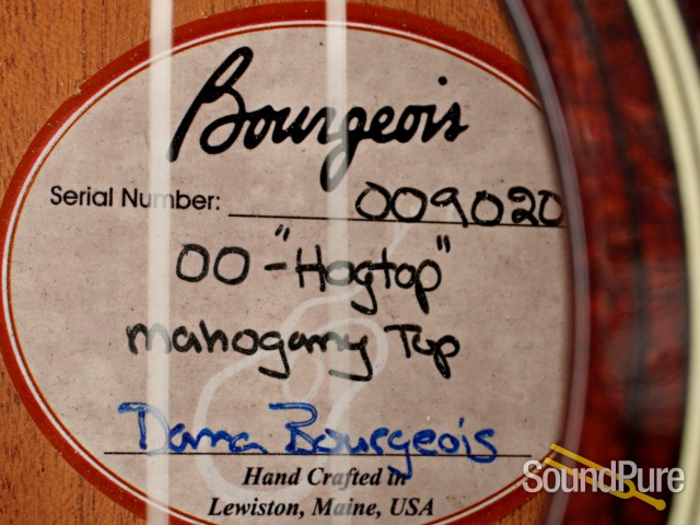 Bourgeois 00 Mahogany Acoustic Guitar #009020 - Used — image 2