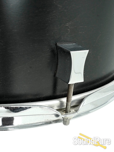 Pork Pie 7pc Maple Custom Drum Set- Ebony Satin Used — image 8