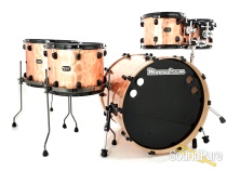 Moondrum 6pc Custom Maple Drum Set Copper/Black - Used
