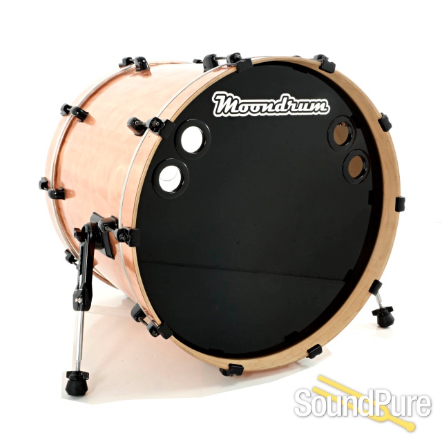 Moondrum 6pc Custom Maple Drum Set Copper/Black - Used — image 6