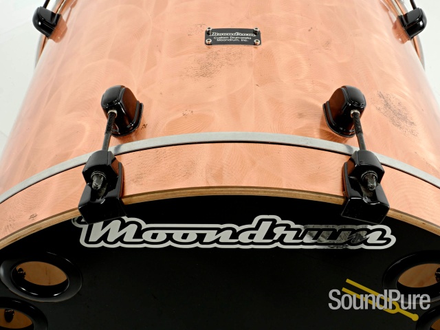 Moondrum 6pc Custom Maple Drum Set Copper/Black - Used — image 11