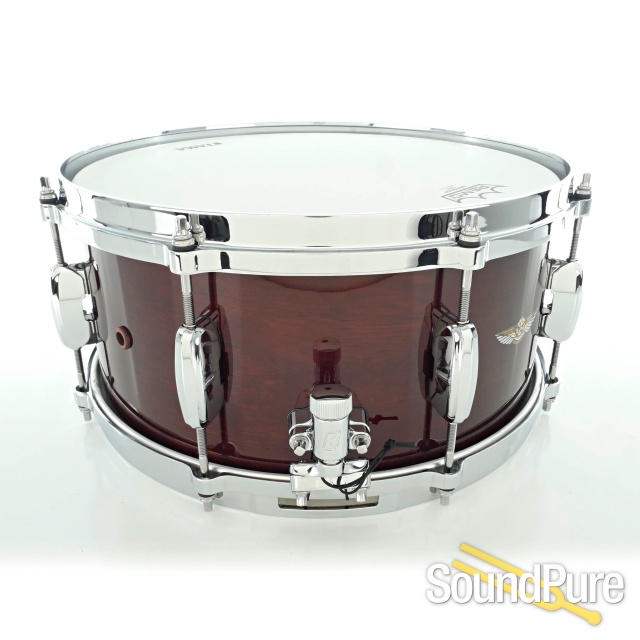 Tama 6.5x14 Star Walnut Snare Drum Dark Mocha Walnut — image 2